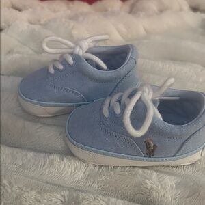 Polo by Ralph Lauren Light Blue Kids Sneakers